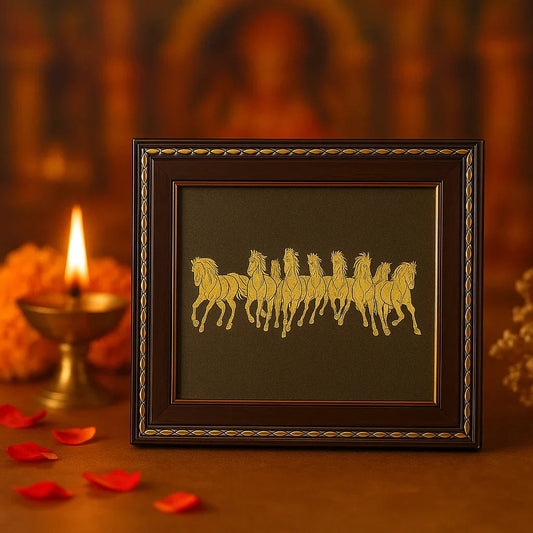 Golden Surya Chariot Frame